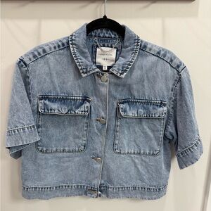Habitual Blue Denim Button Down Shirt